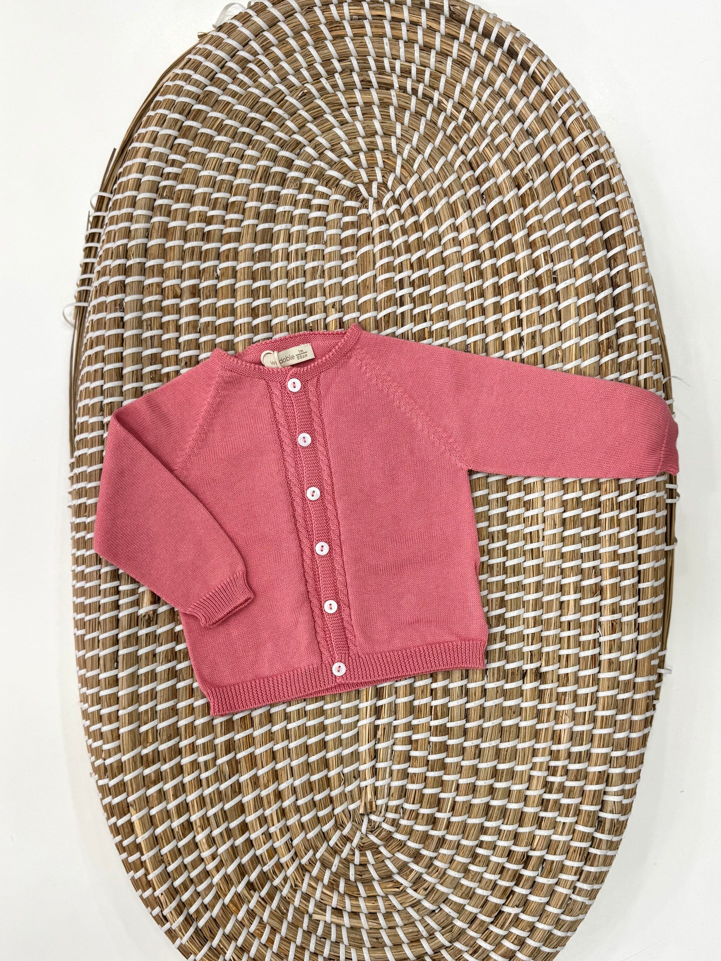 Cardigan Rosa Medio