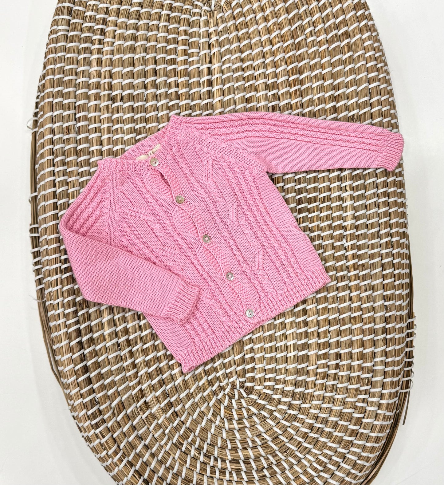 Cardigan Treccia Pink