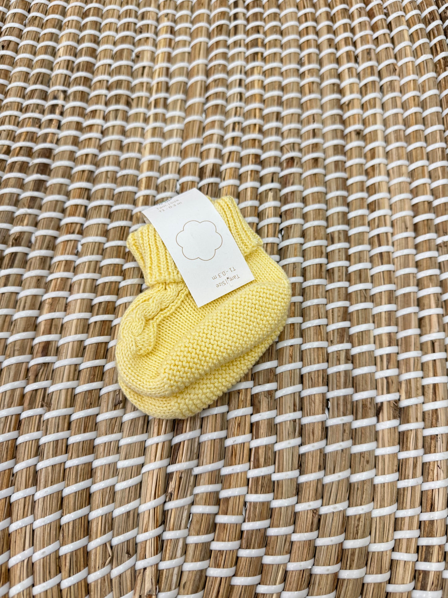 Babbucce treccia giallo