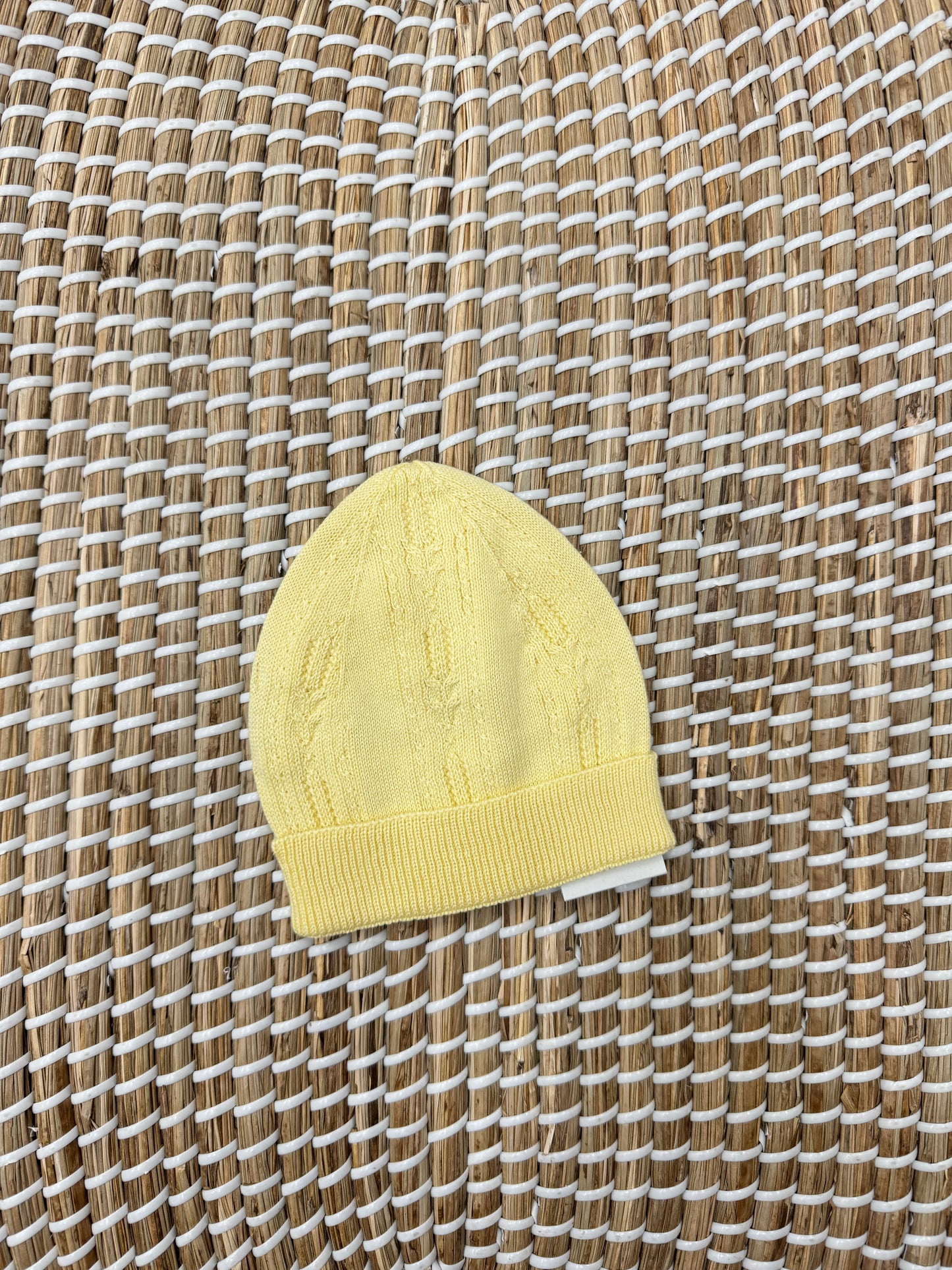 Cappello Ricamo Giallo