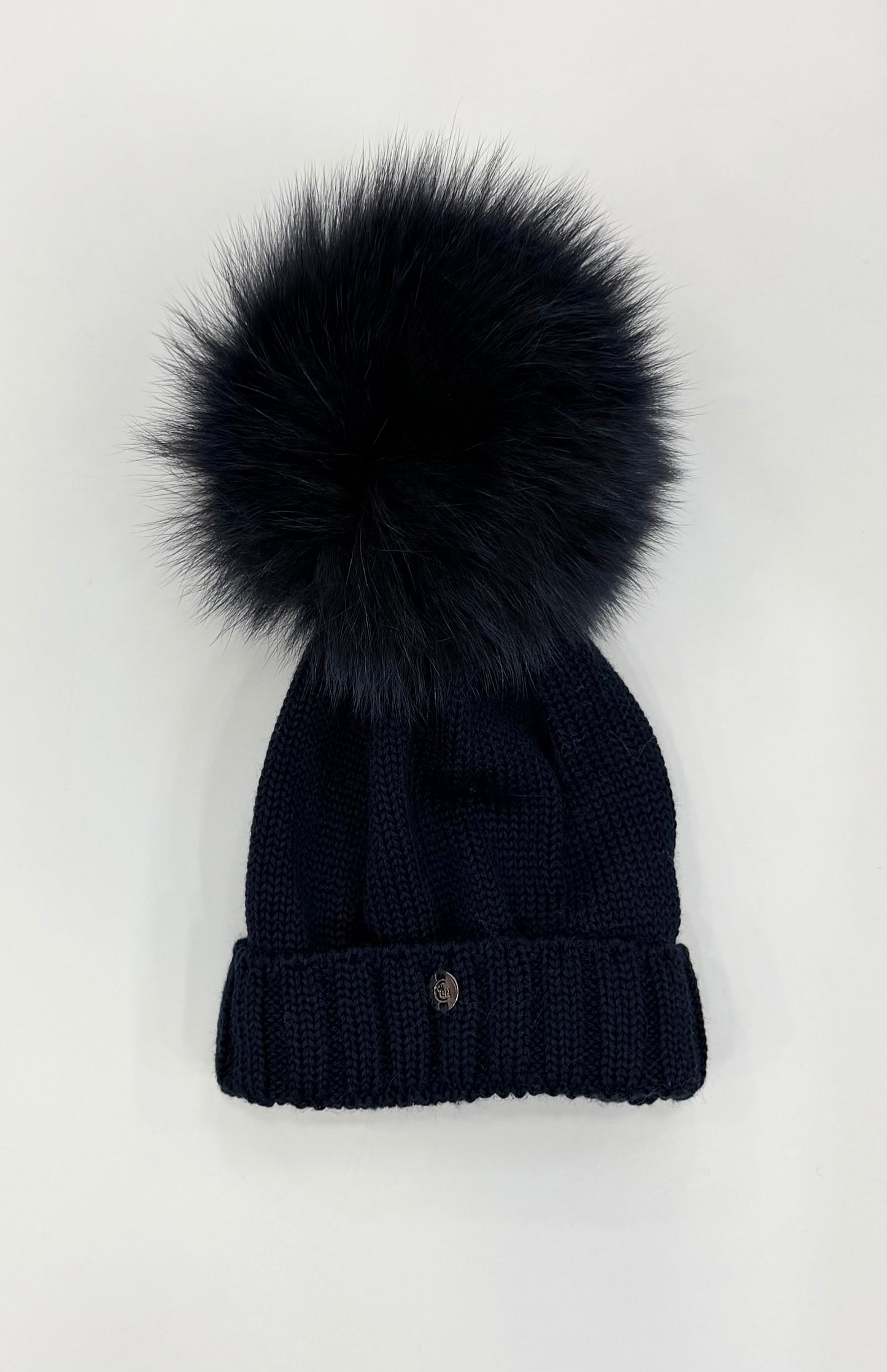 Cappello PonPom blu