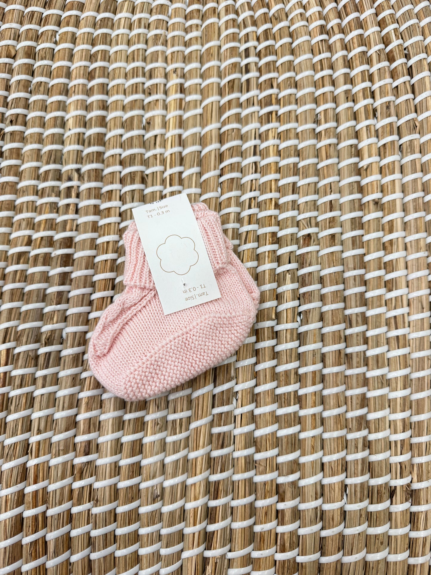 Babbucce treccia rosa