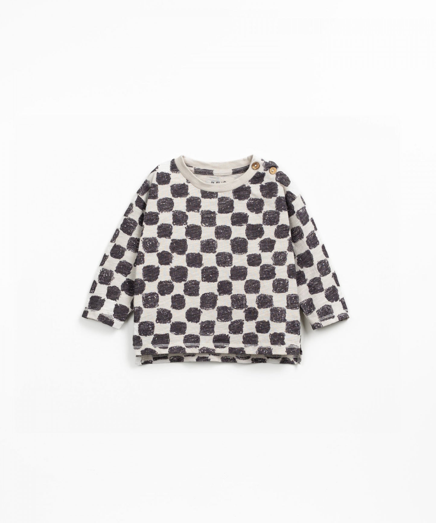 T-shirt a manica lunga scacchi