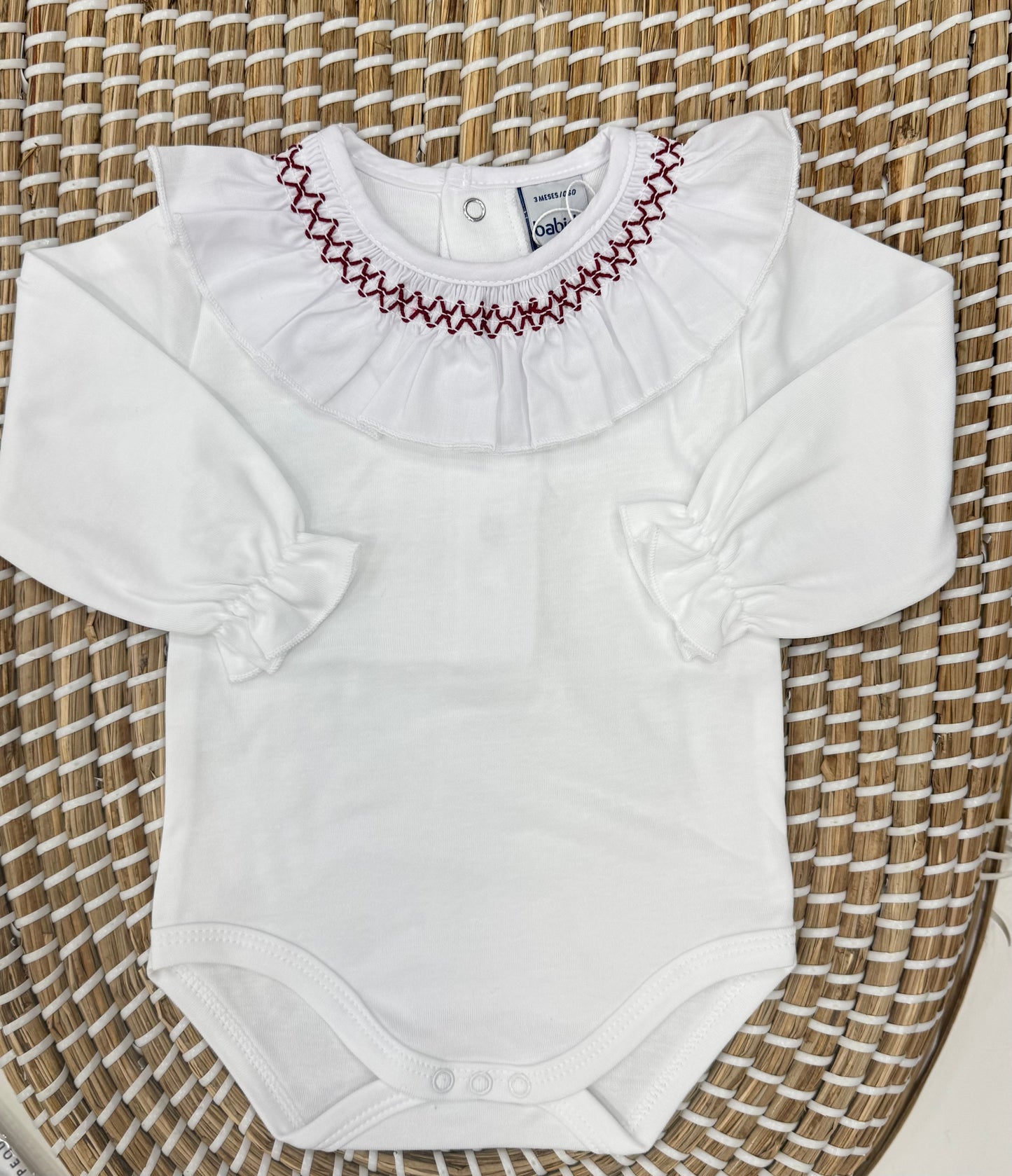 Body Babidu bianco rosso