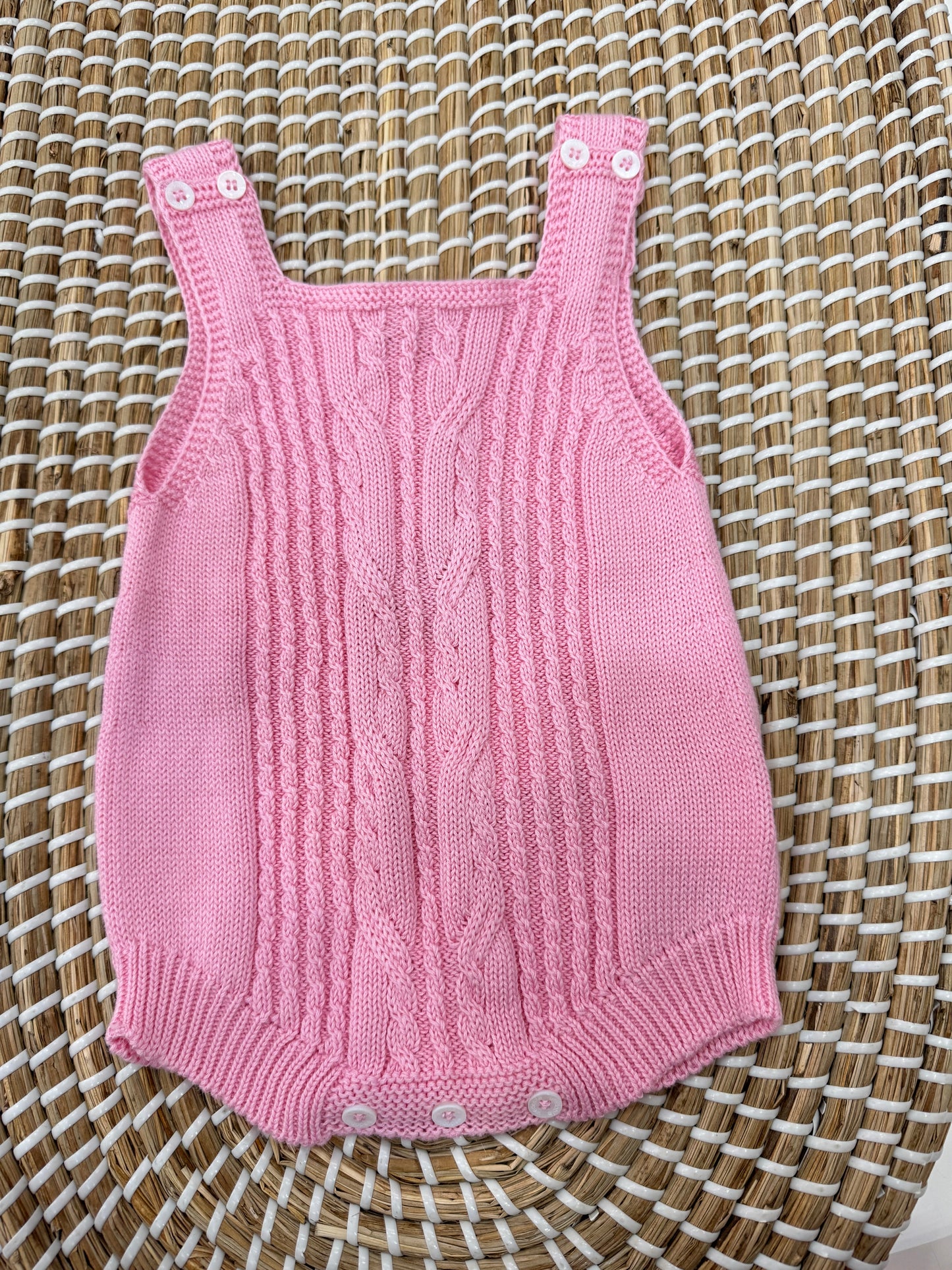 Salopette treccia pink