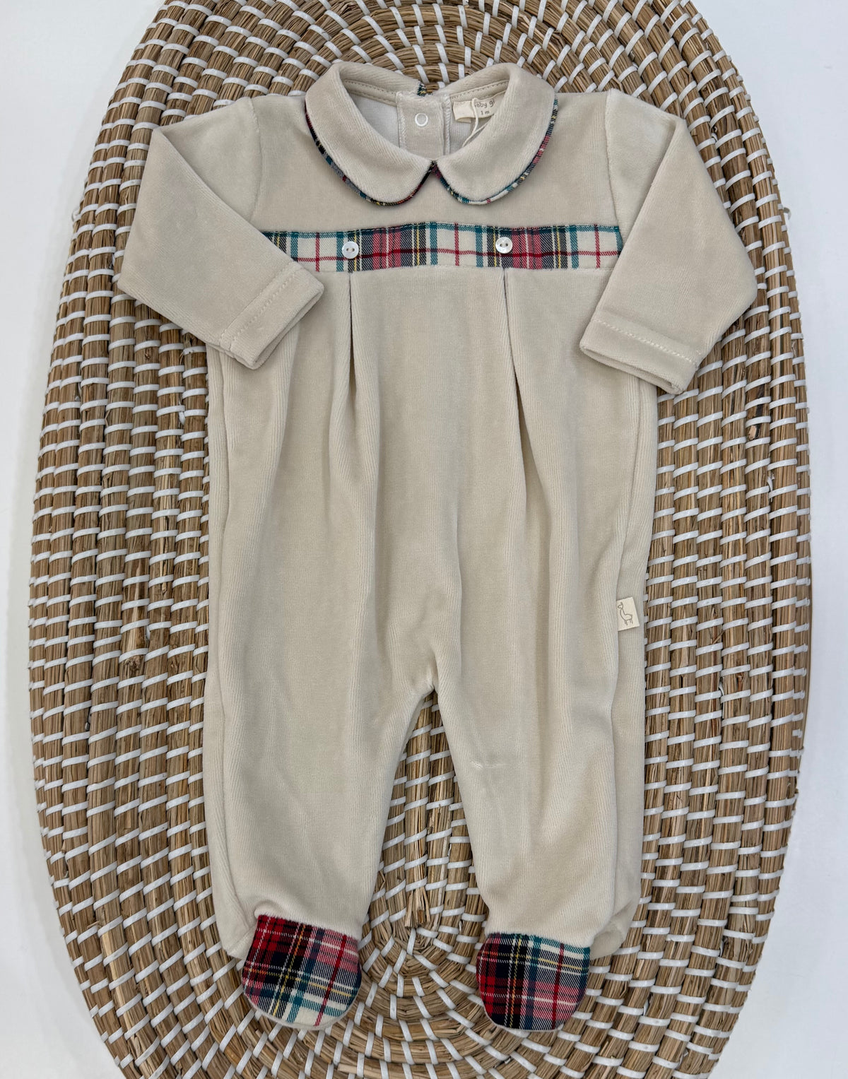 Tutina tartan babygi