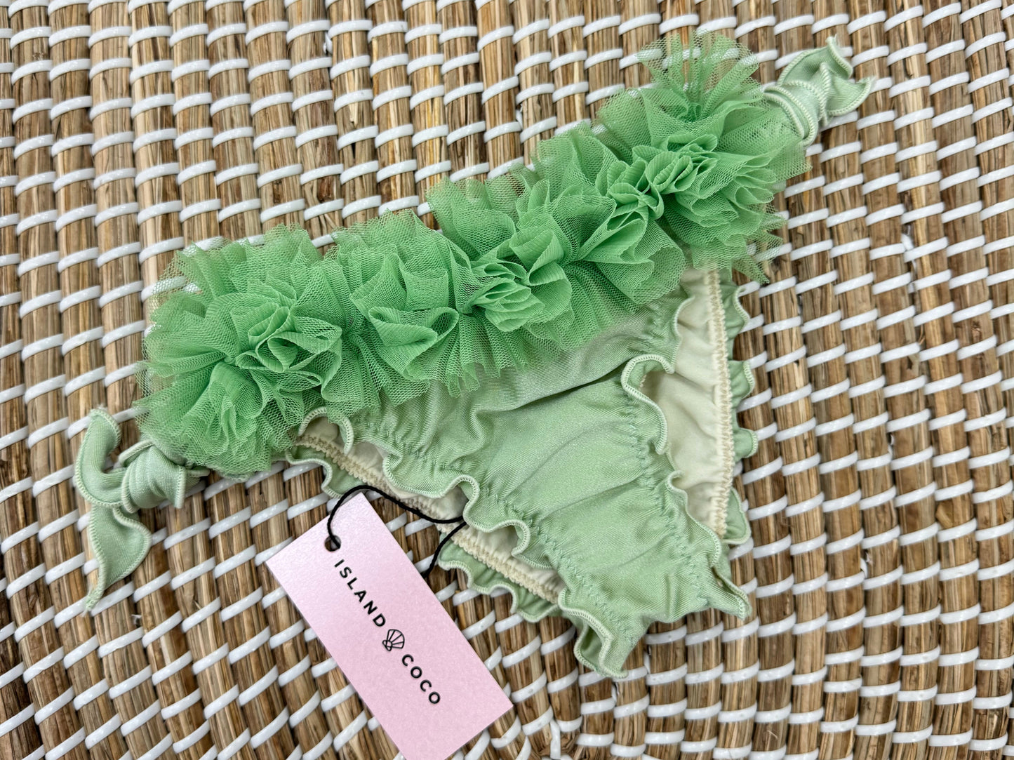 Costume tulle verde