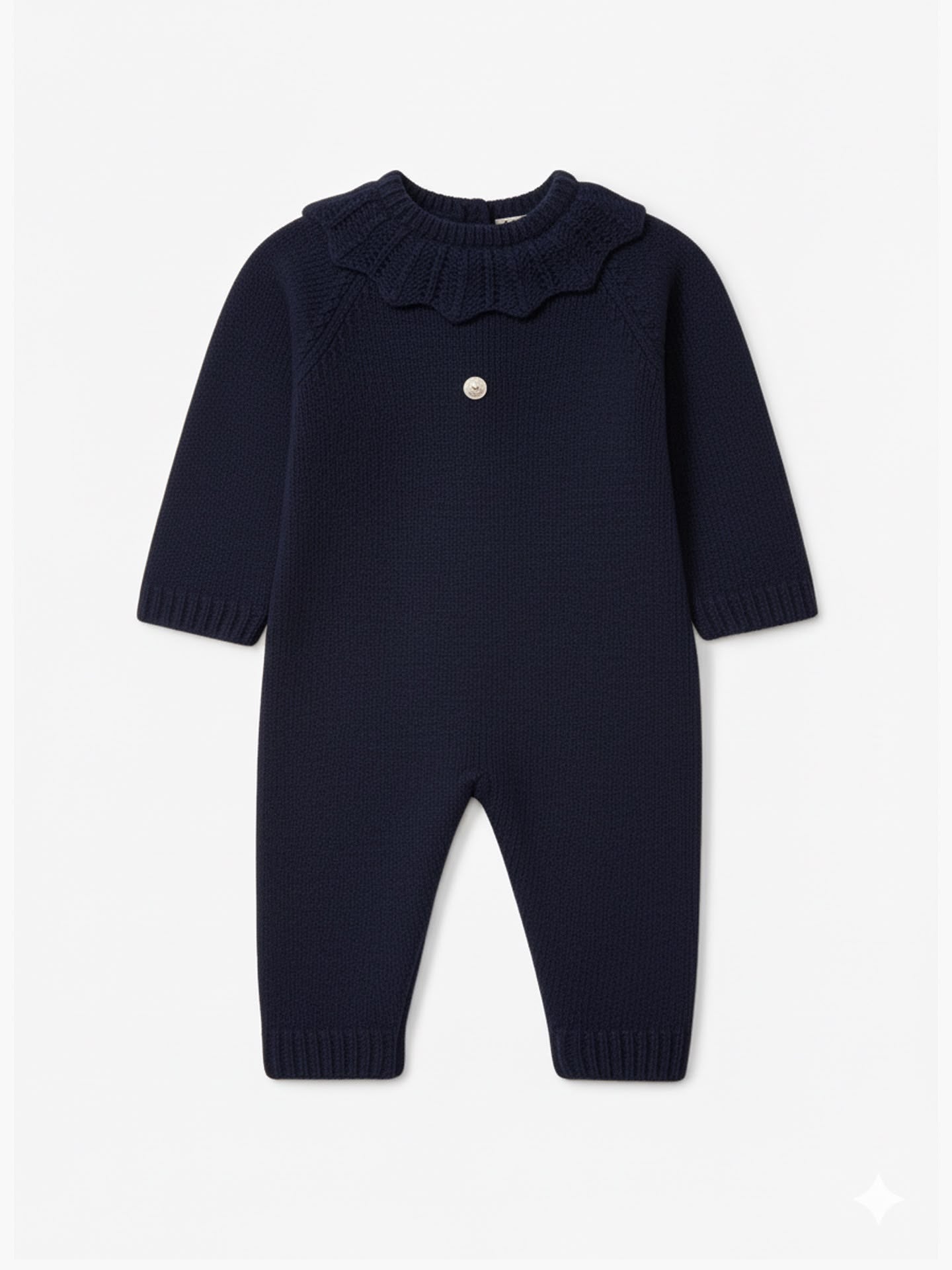 Tutina wedoble collo Blu