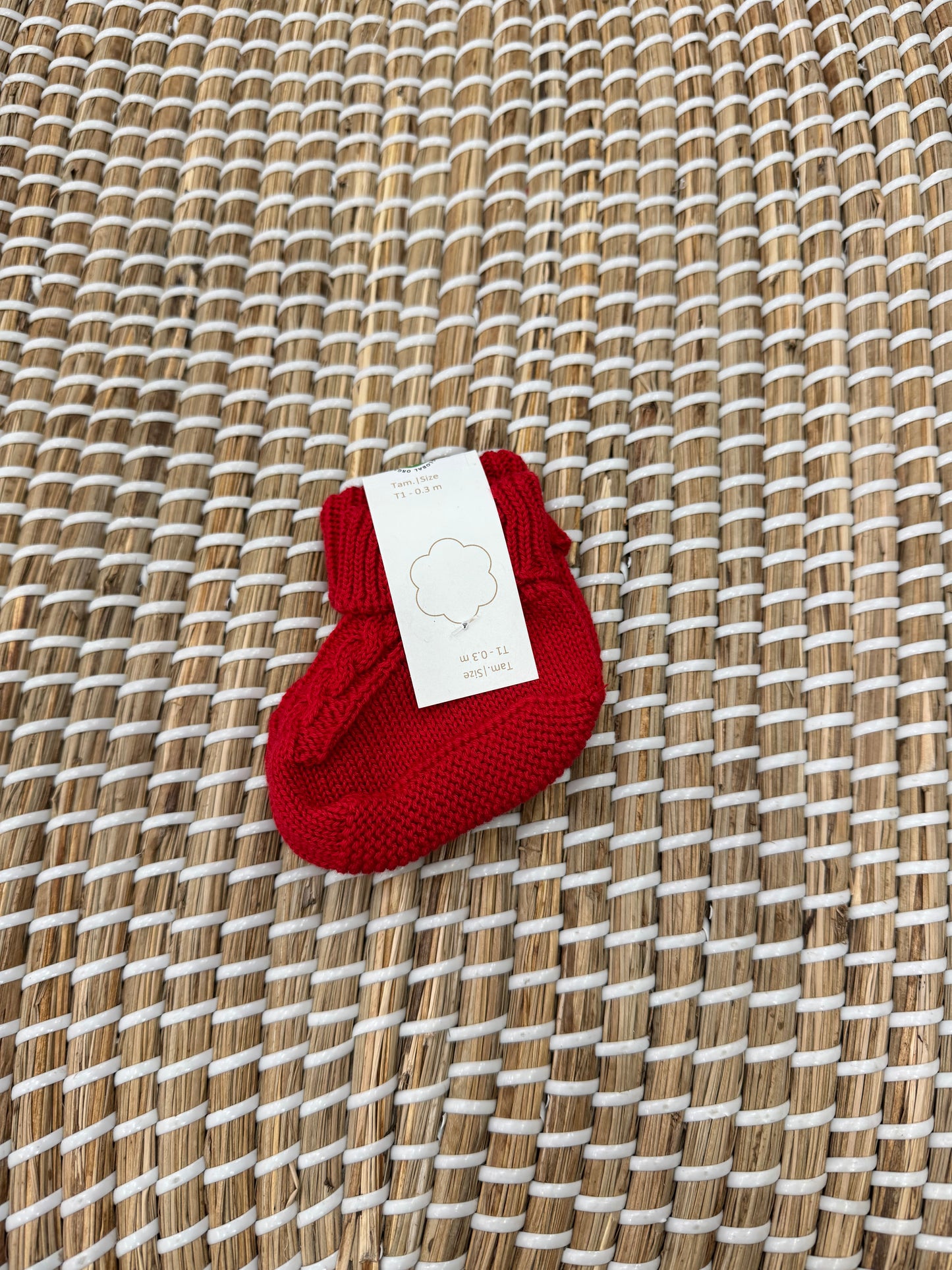 Babbucce treccia red