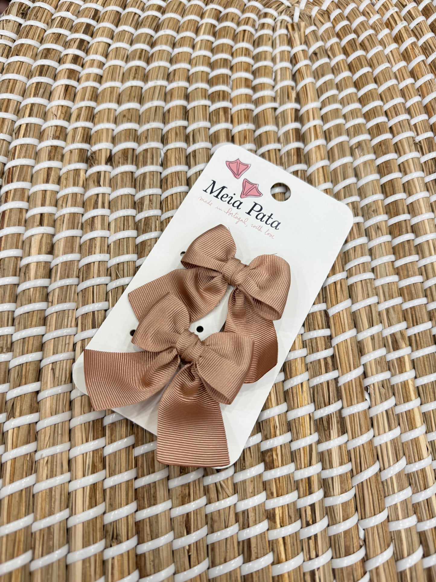 Fermacapelli Rosa antico piccola