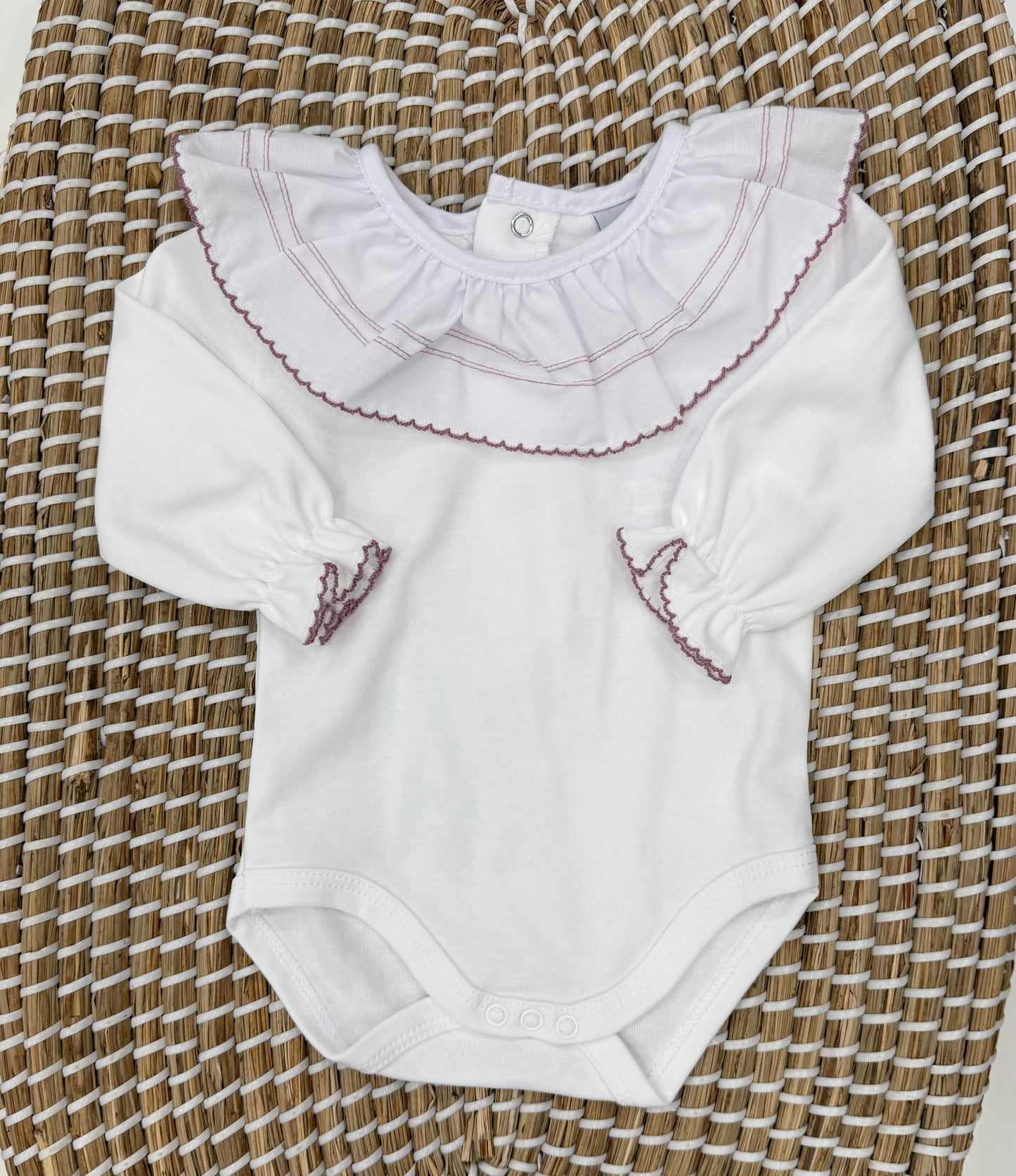 Body Babidu bianco/glicine