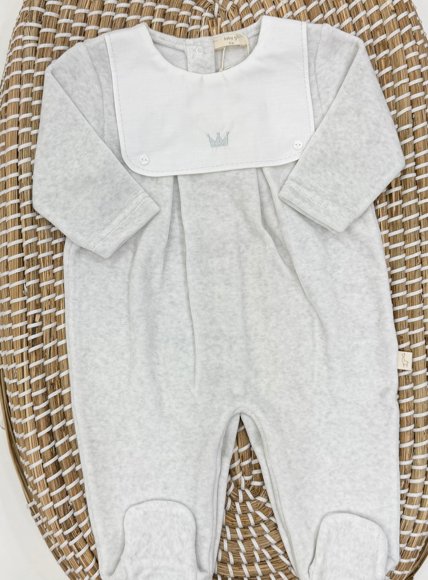 Tutina Baby Gi ciniglia grigia