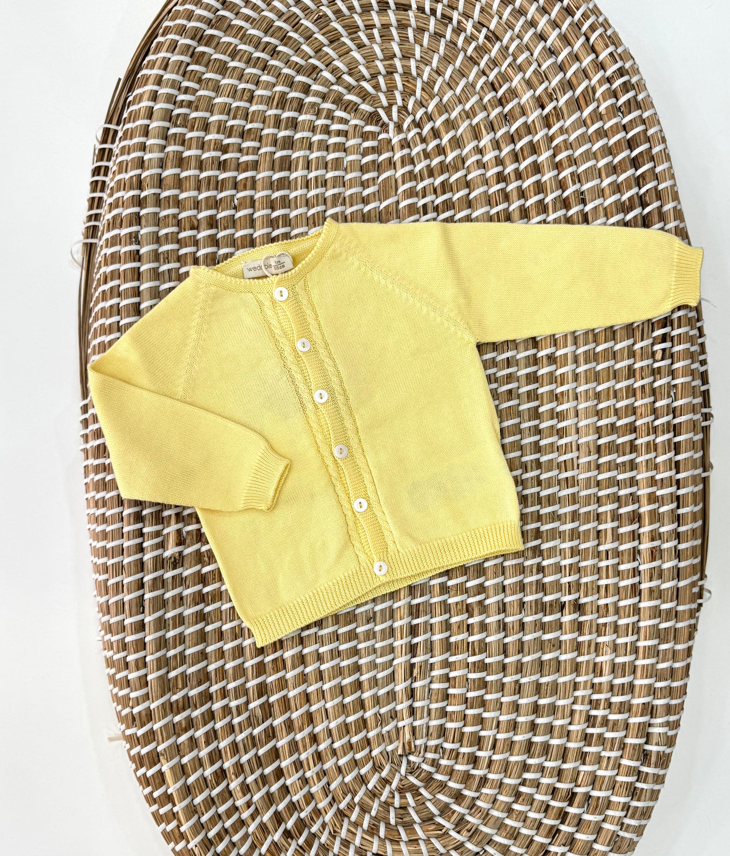 Cardigan giallo