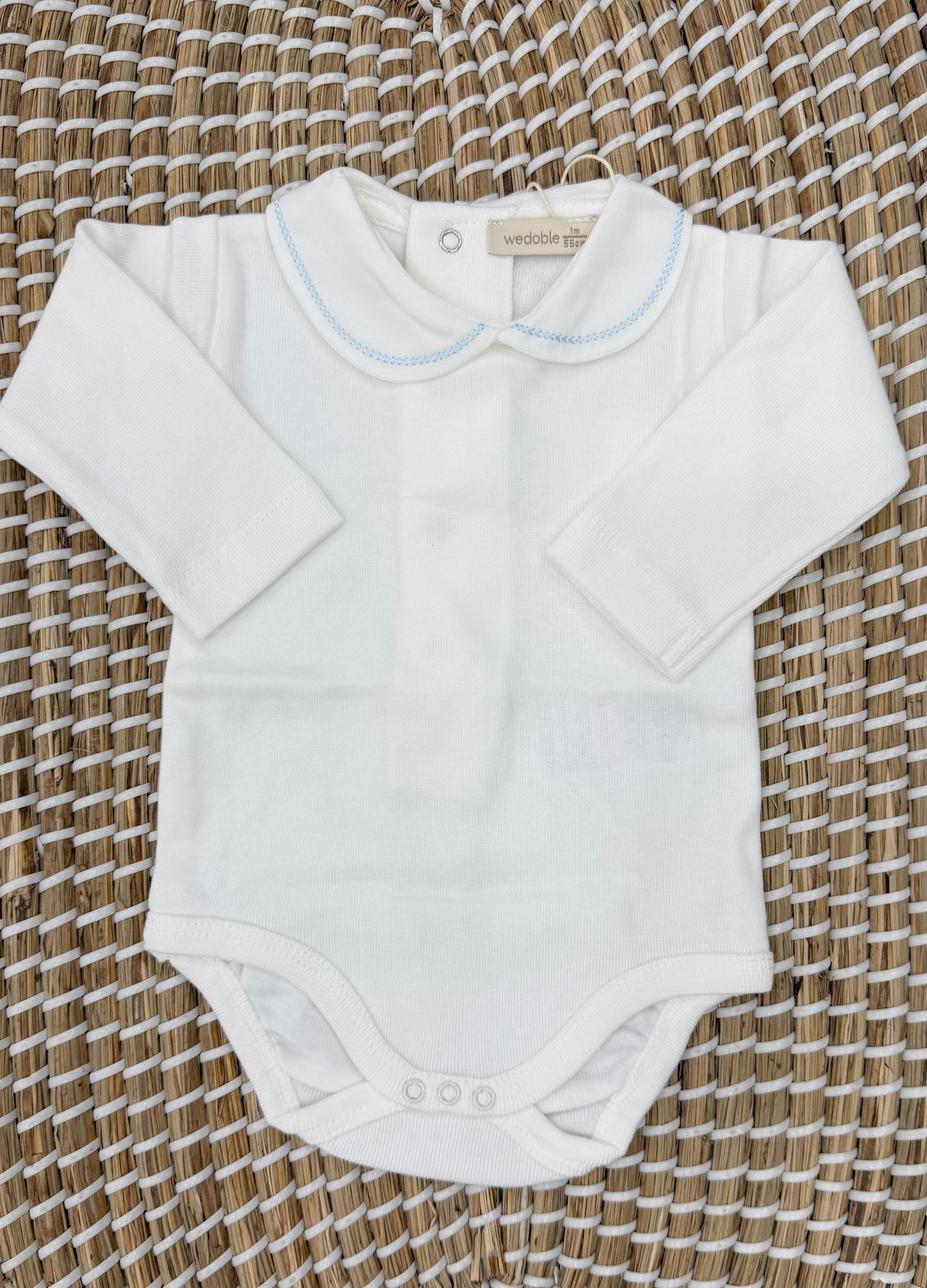 Body celeste/bianco Wedoble