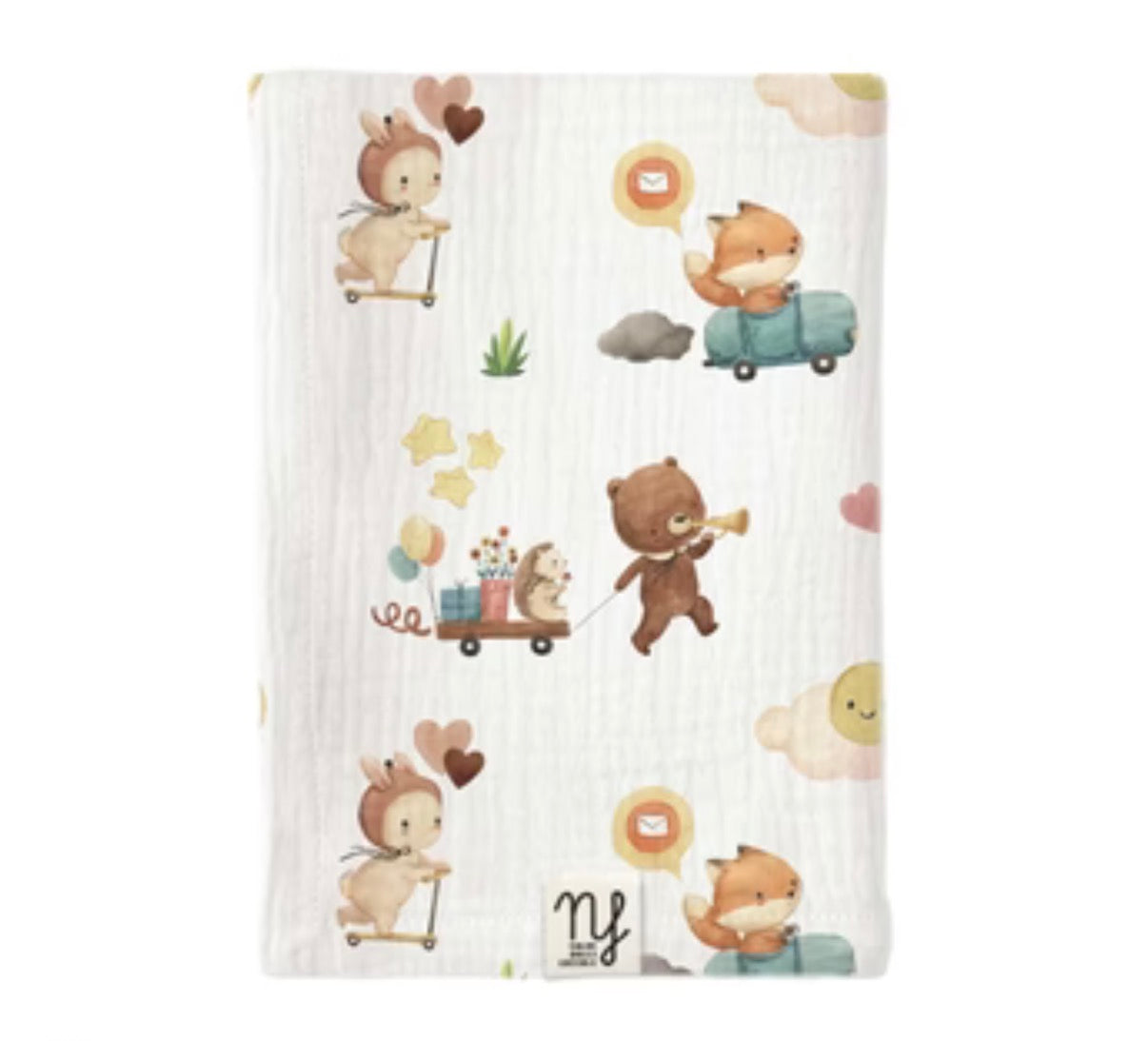 Mussola in cotone Piccole avventure
