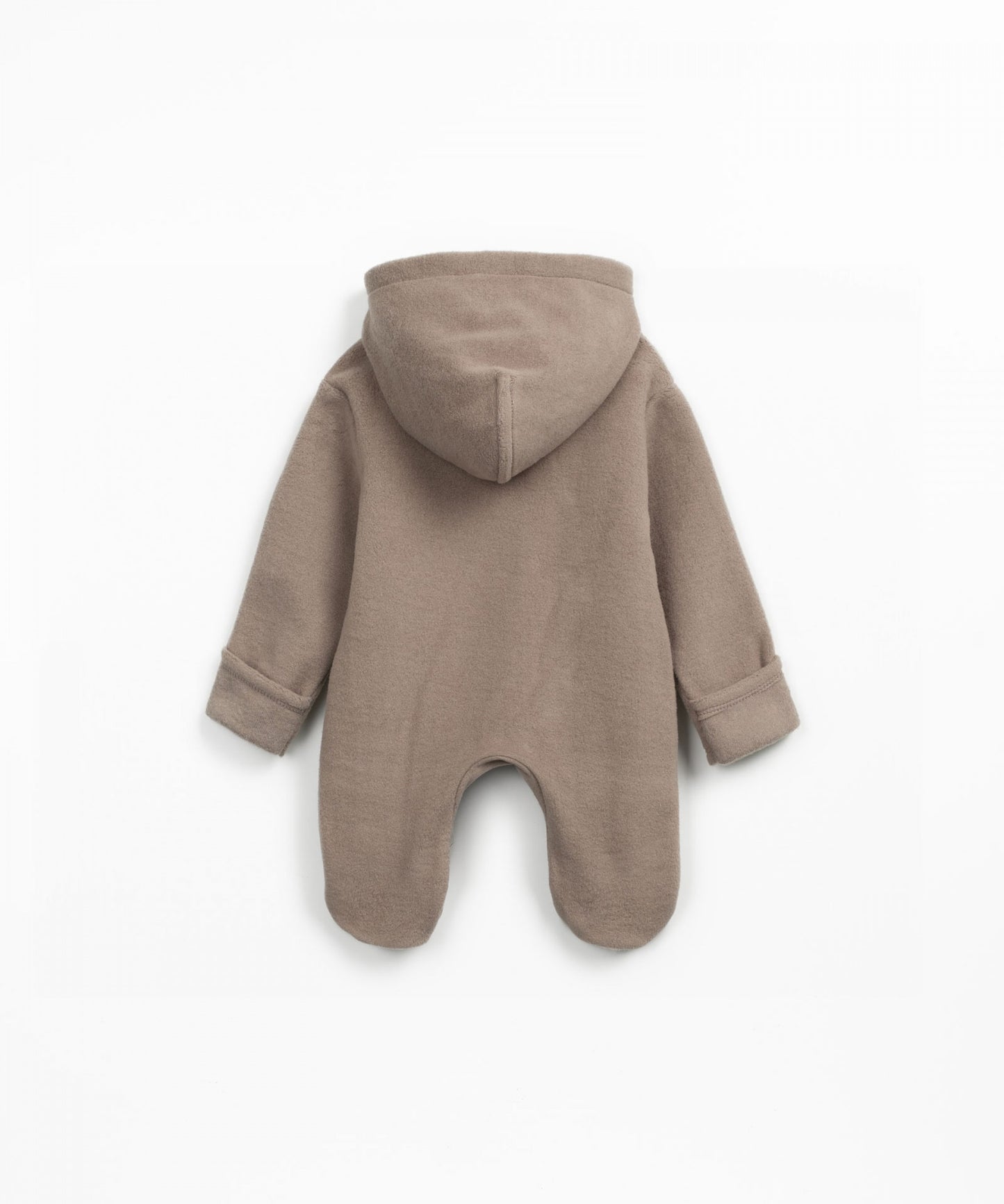 Tutina in pile con cappuccio
