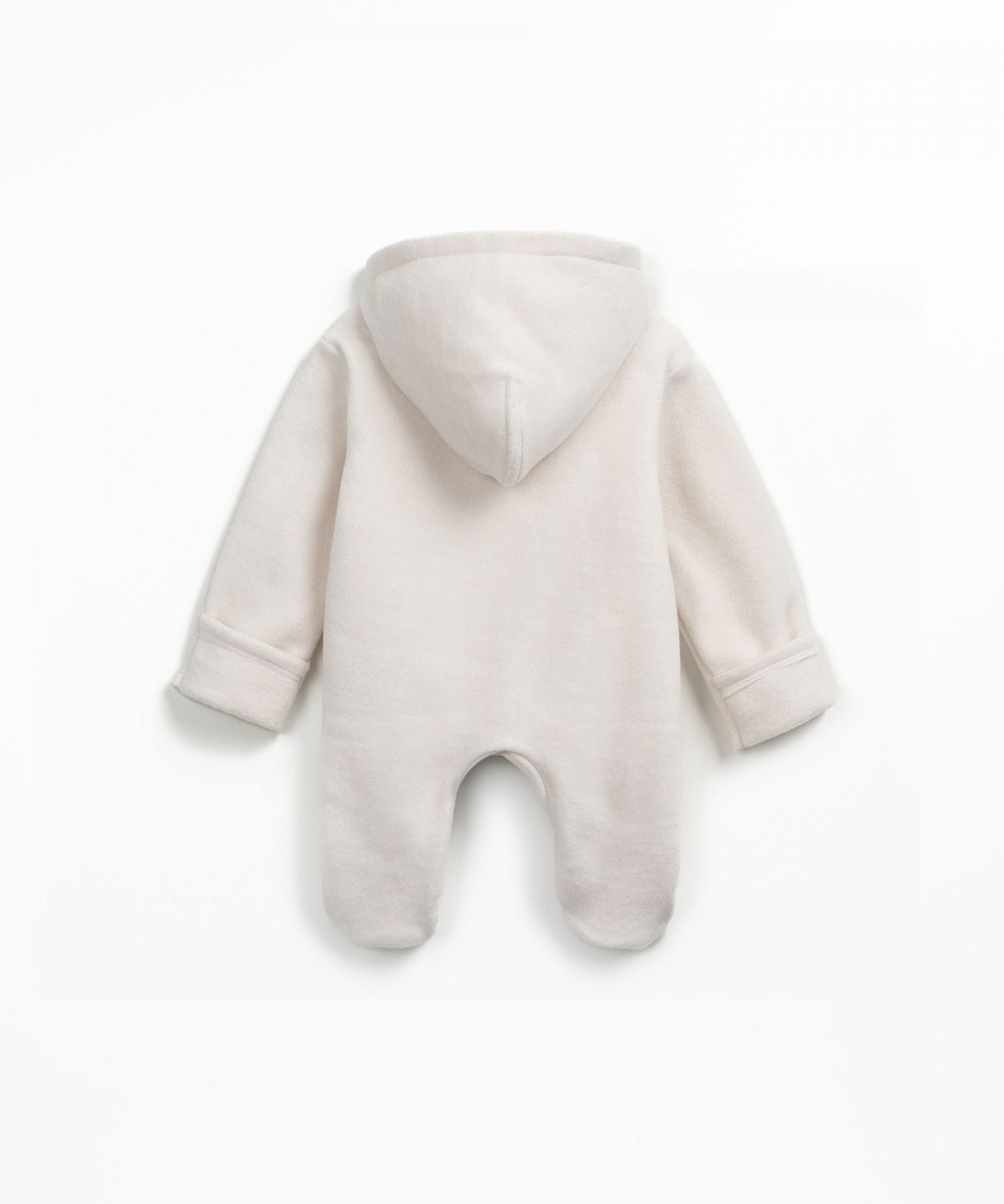 Tutina in pile con cappuccio