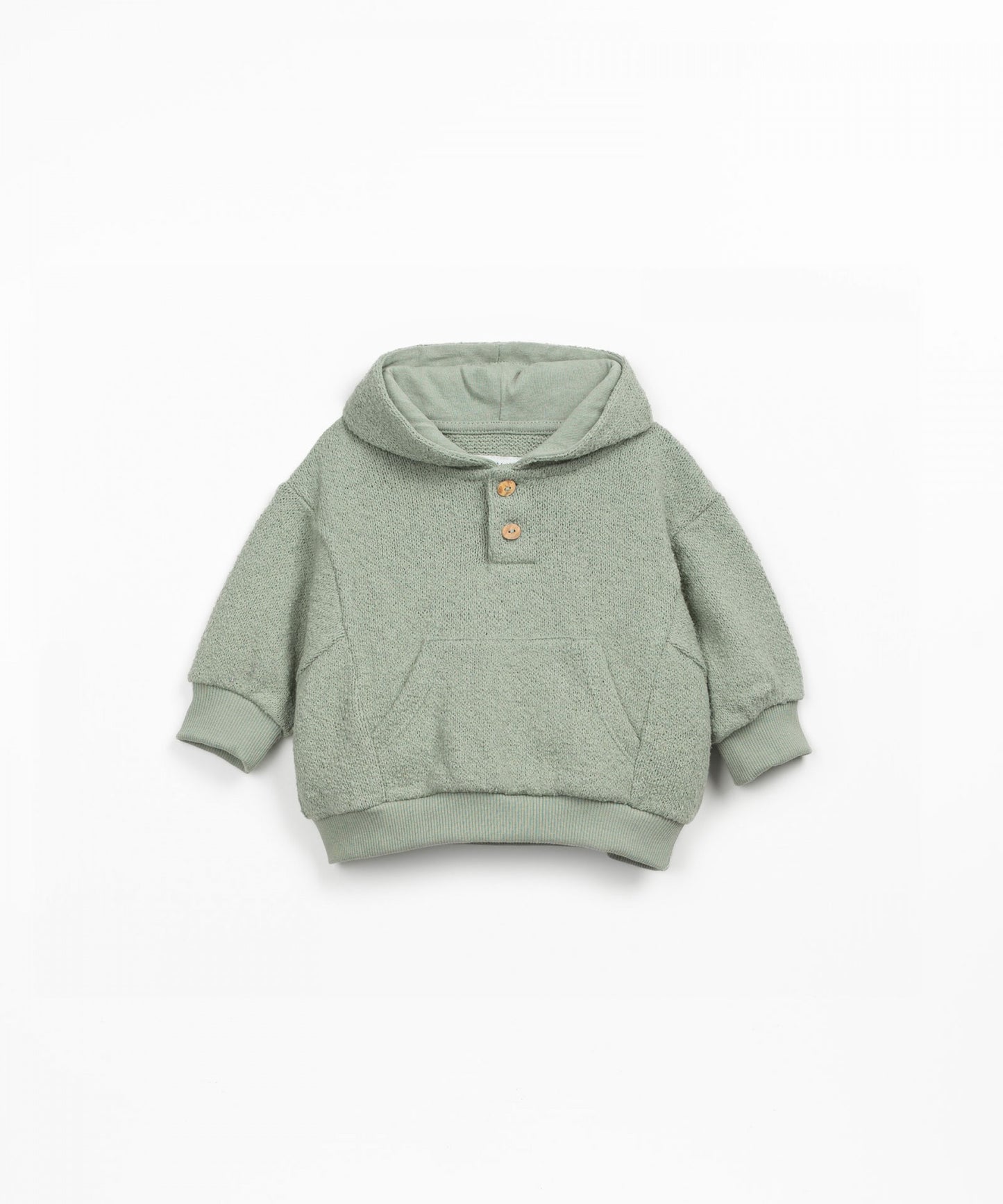 Felpa in maglia con cappuccio