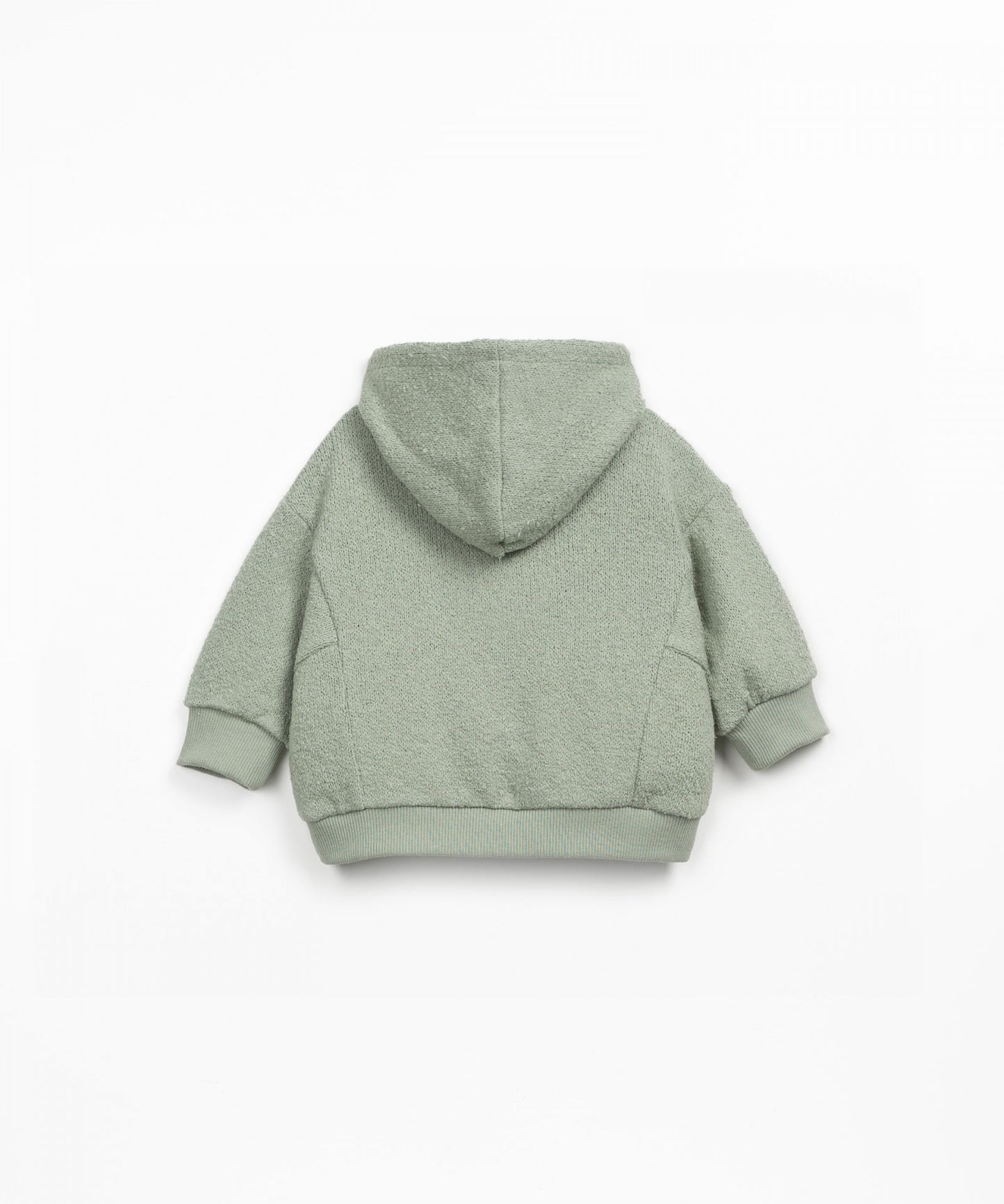Felpa in maglia con cappuccio