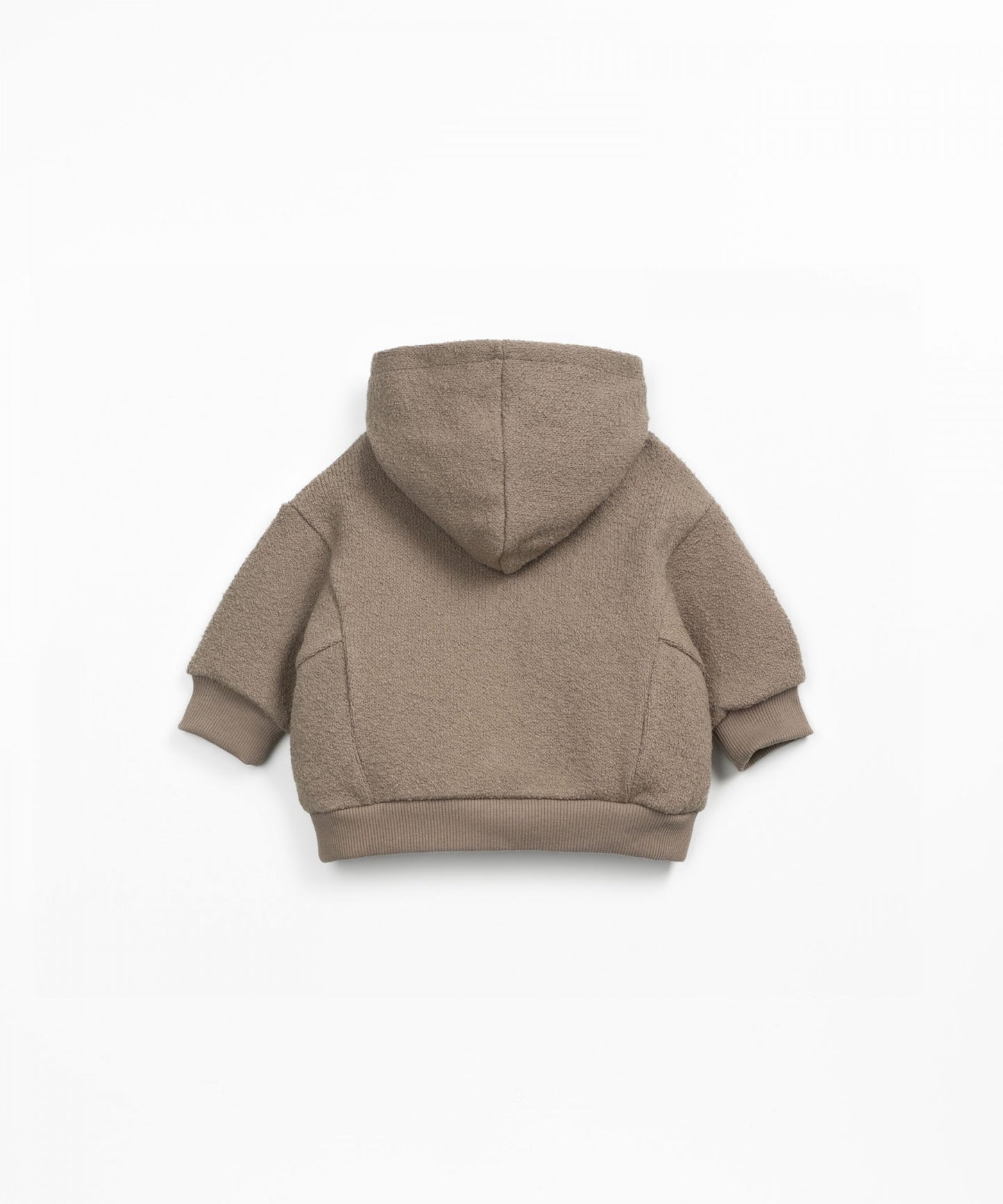 Felpa in maglia con cappuccio