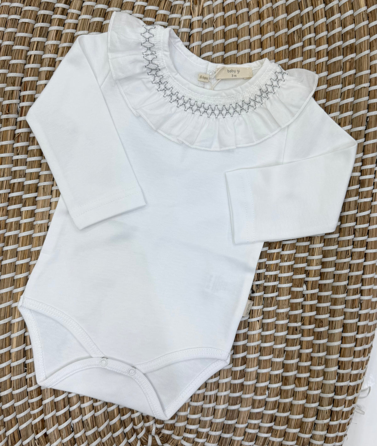 Body collo largo BabyGi grigio