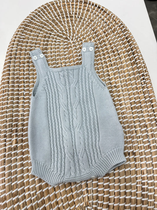 Salopette treccia azul