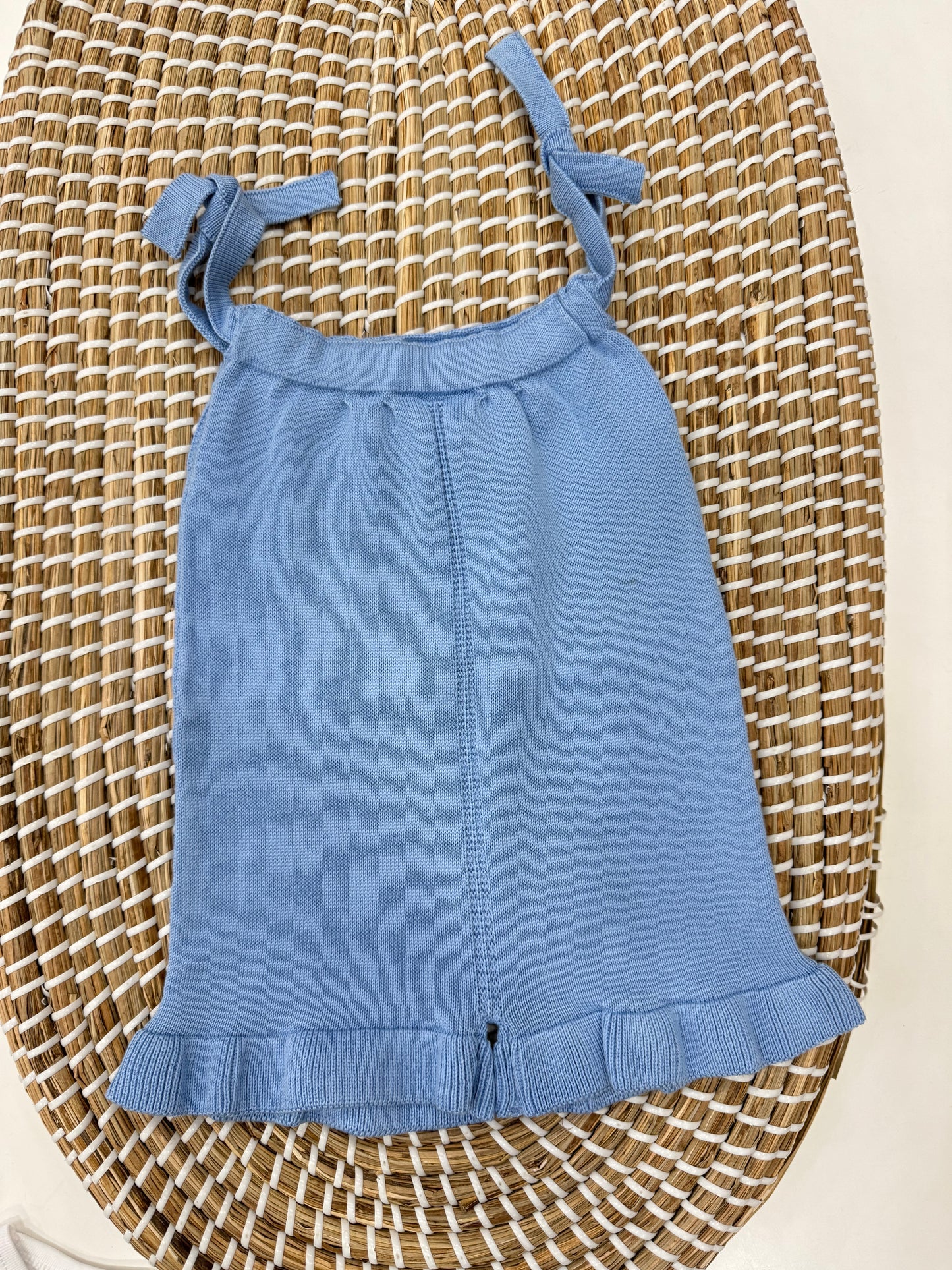Salopette volant Azzurro