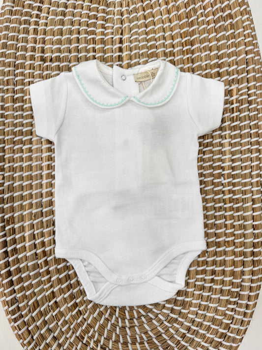 Body Collo polo acquamarina