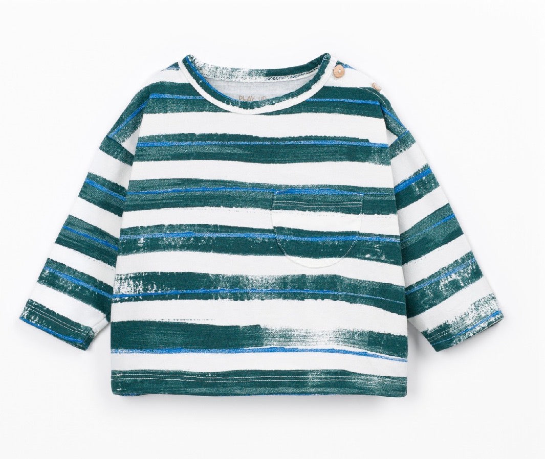 T-shirt a righe PlayUp