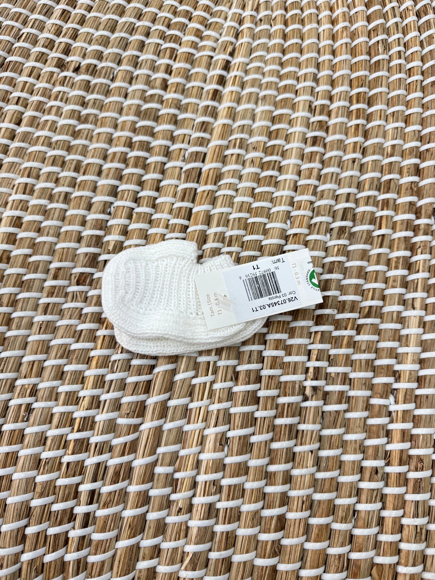 Babbucce uncinetto bianco