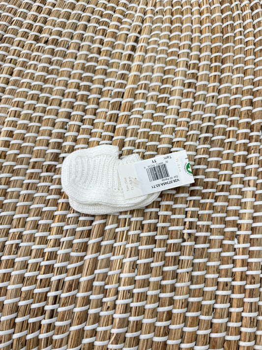 Babbucce uncinetto bianco