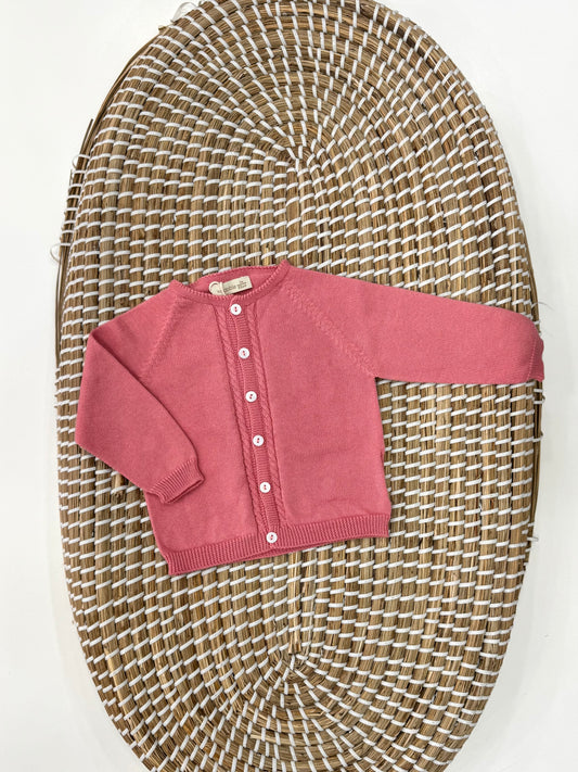 Cardigan Rosa Medio
