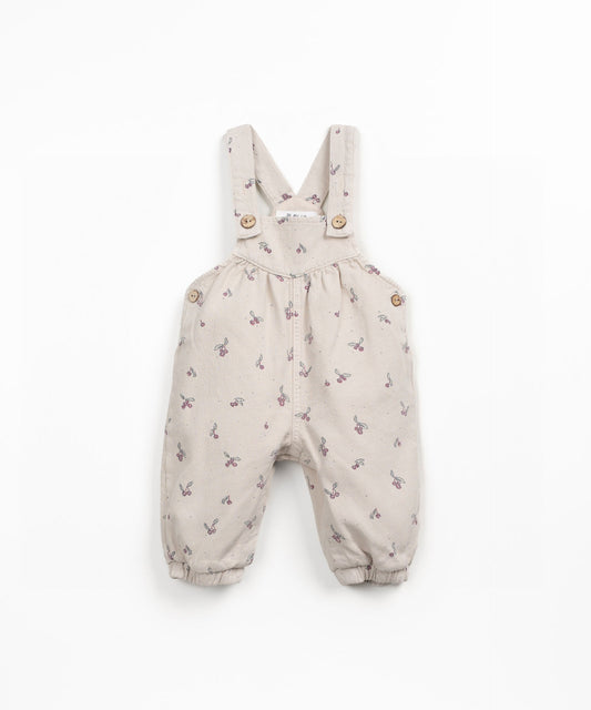 Salopette con stampa