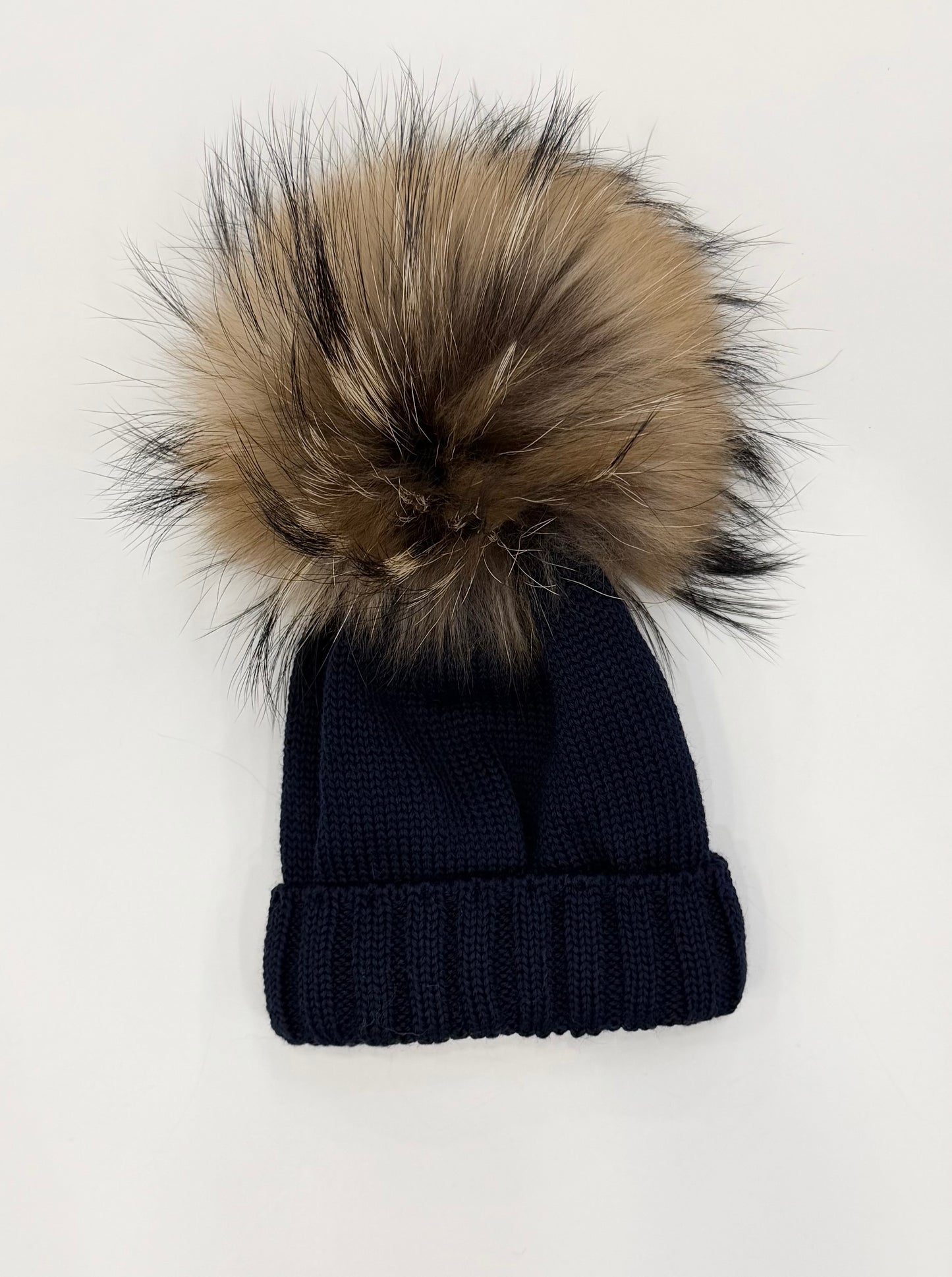 Cappello PonPom Blu
