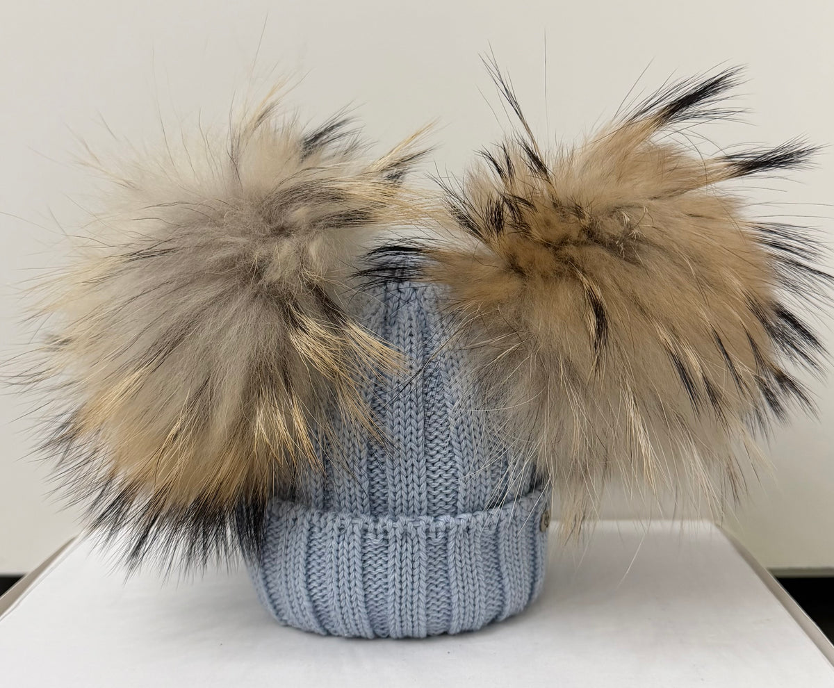 Cappello doppio PonPom