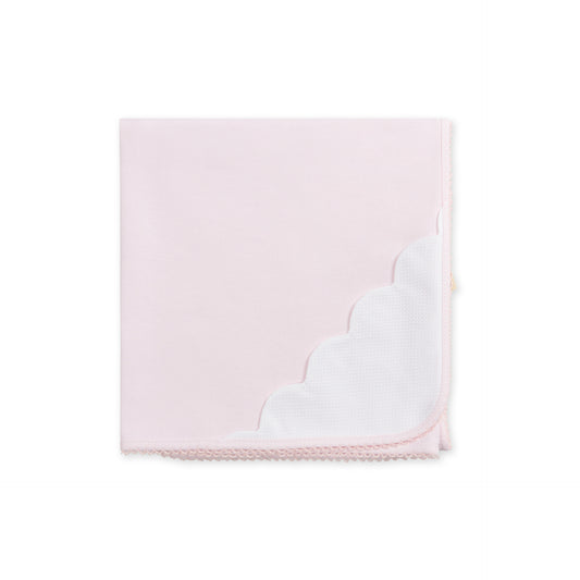 Mussola nuvola rosa/bianco