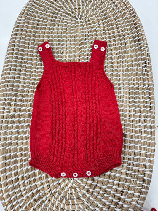 Salopette treccia red