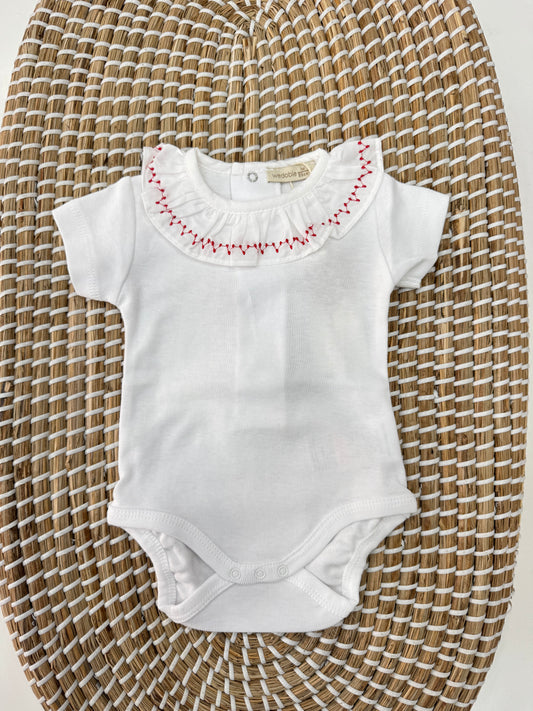 Body collo largo rosso
