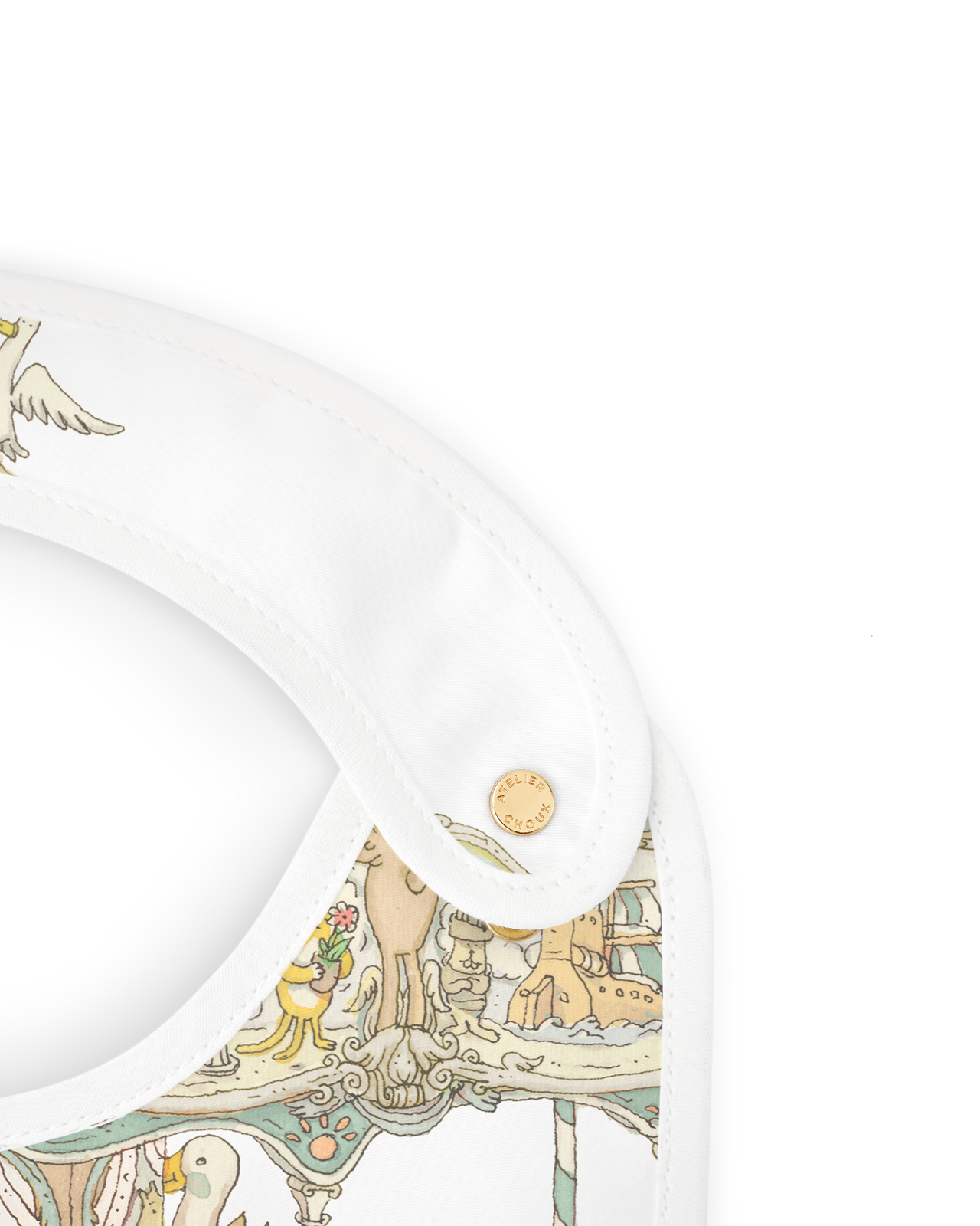 BAVAGLINO IN RASO CAROUSEL verde