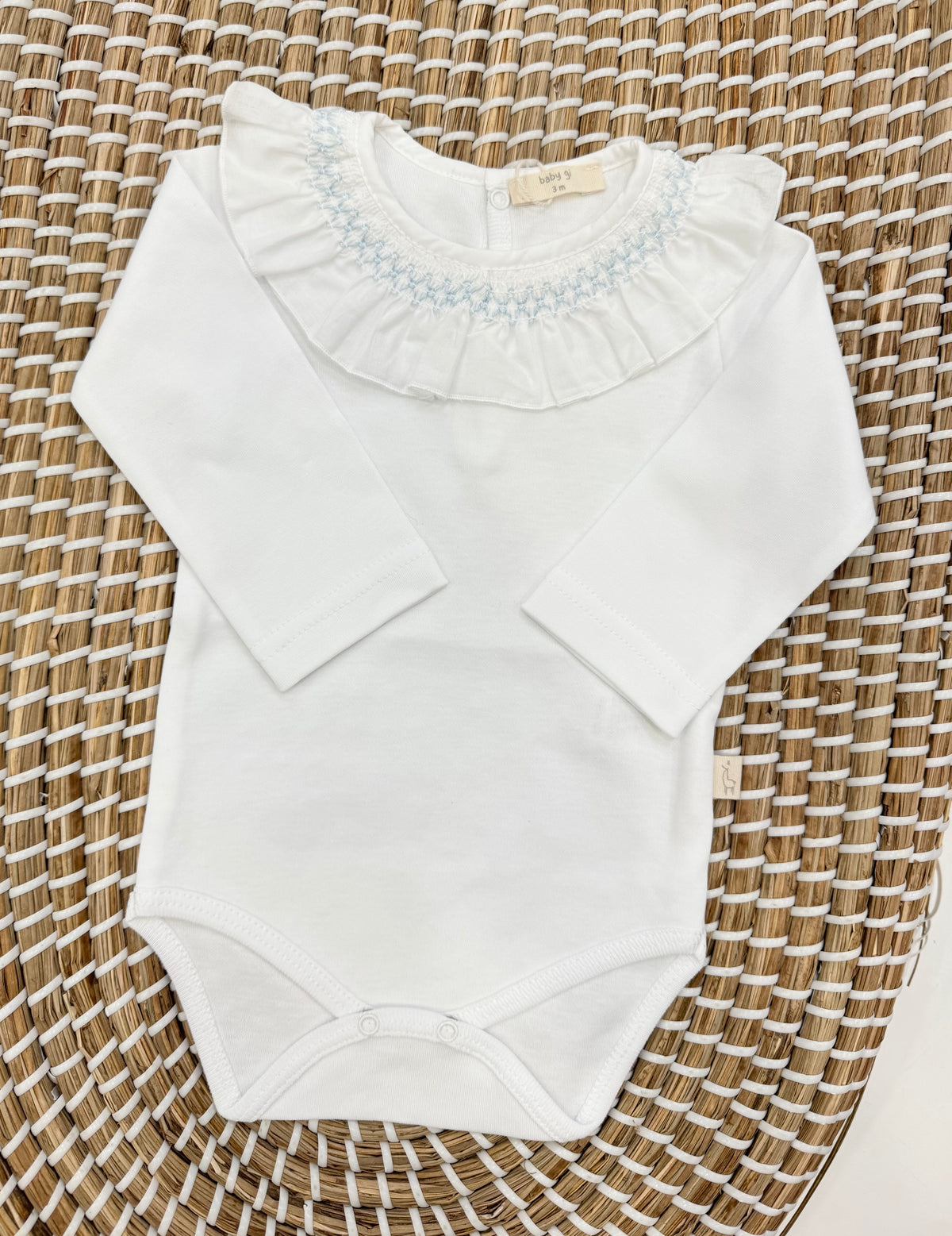 Body collo largo BabyGi celeste