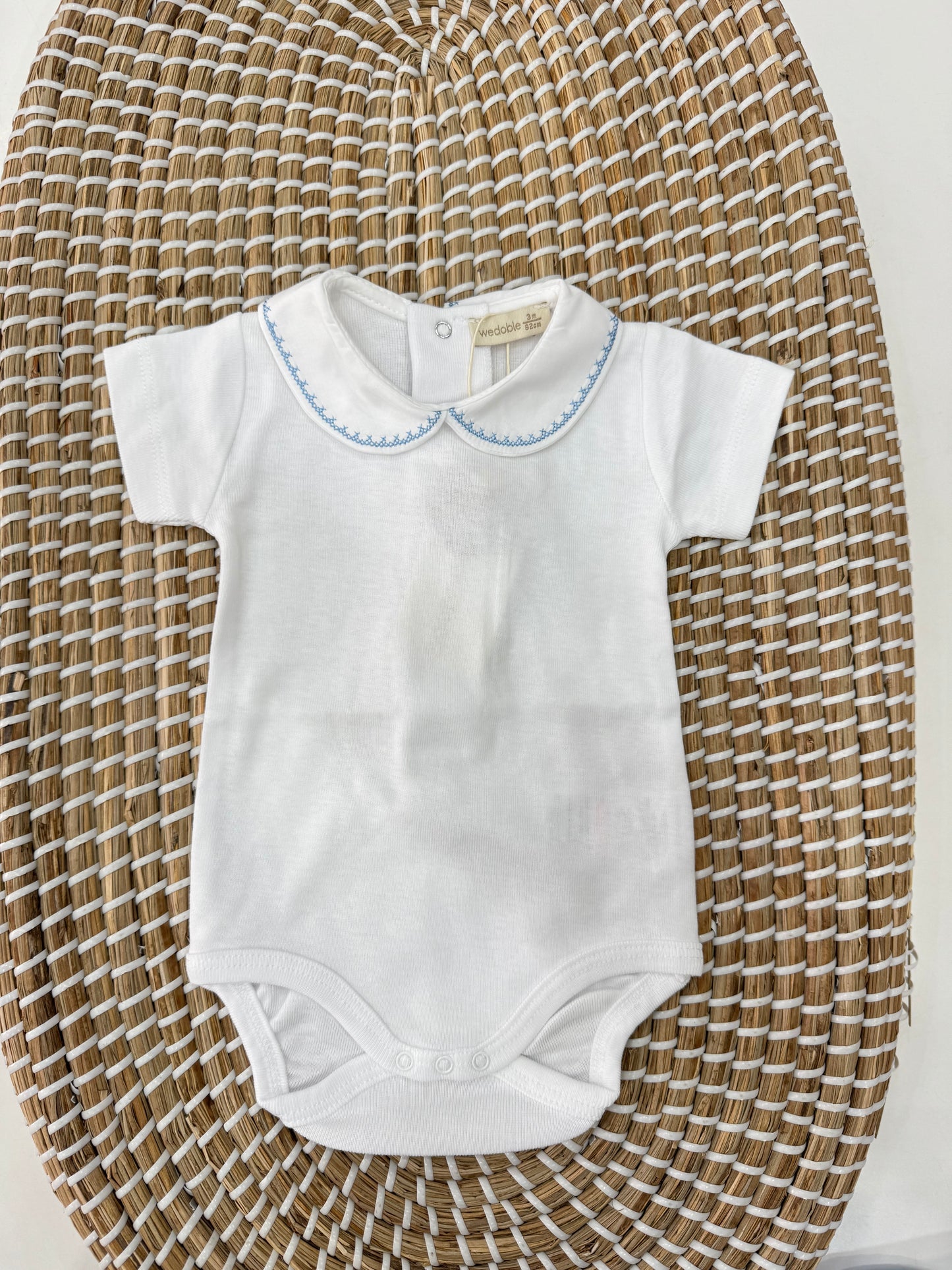 Body Collo polo azzurro