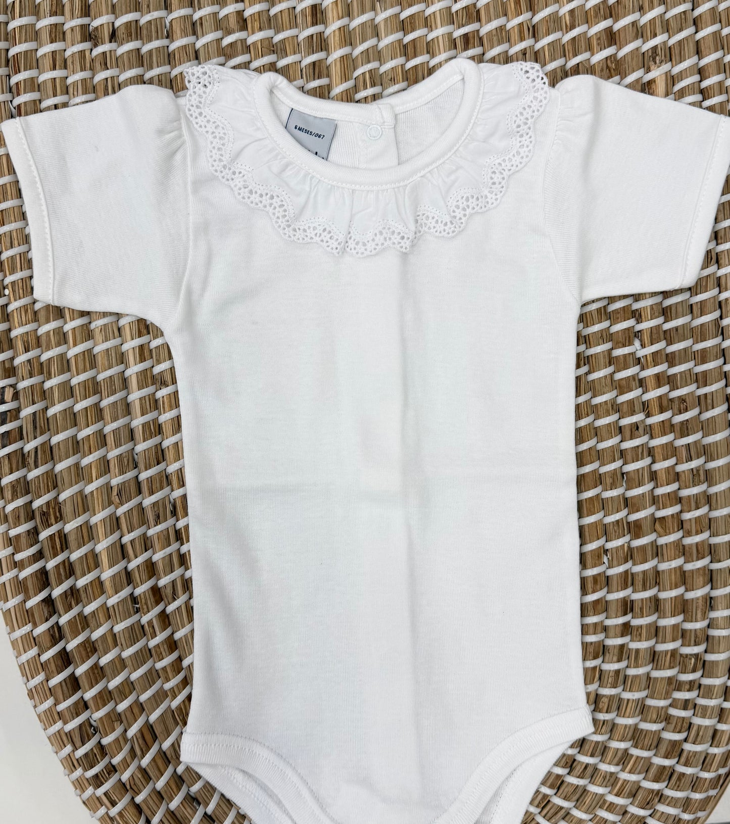 Body collo ricamo