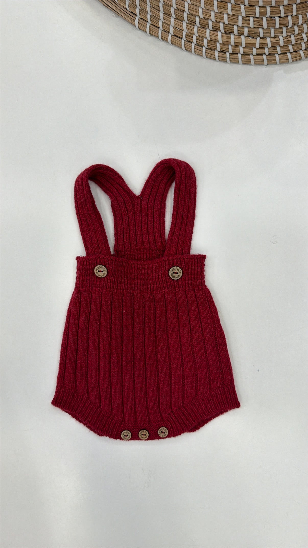Salopette wedoble rosso