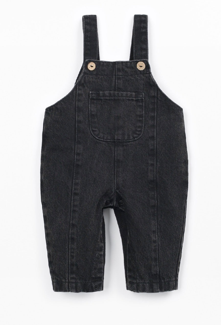Salopette jeans PlayUp nero