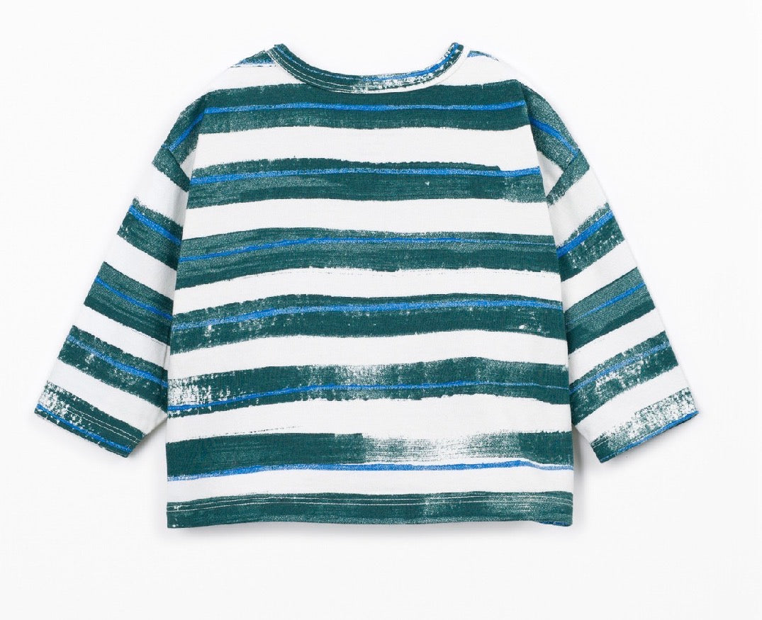T-shirt a righe PlayUp