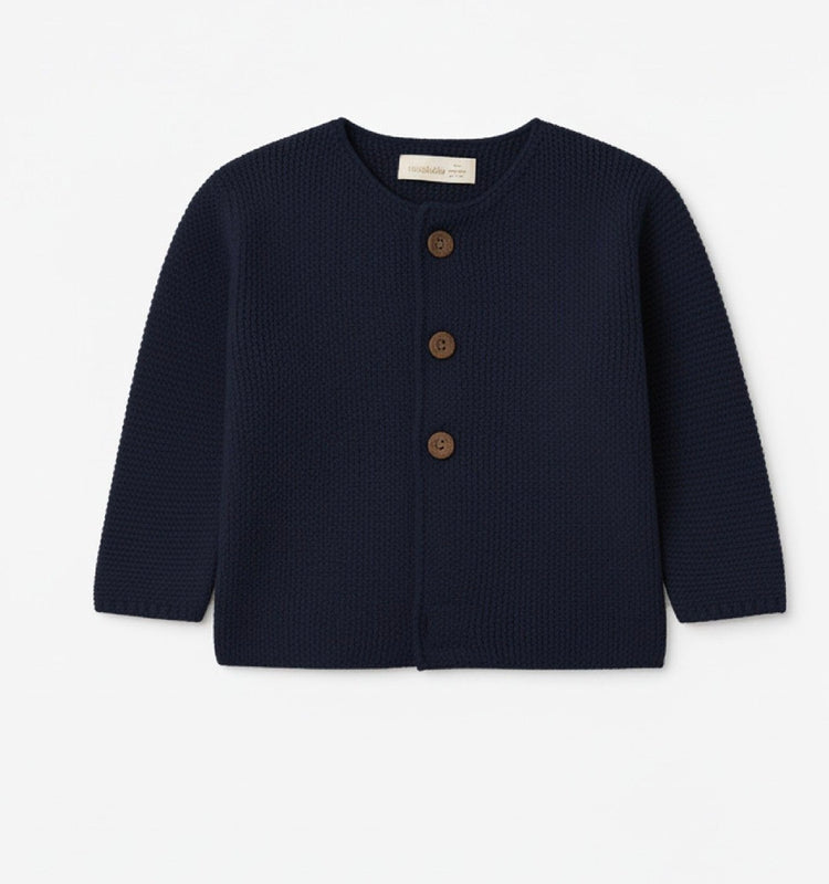 Cardigan wedoble blu
