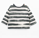 T-shirt a righe PlayUp