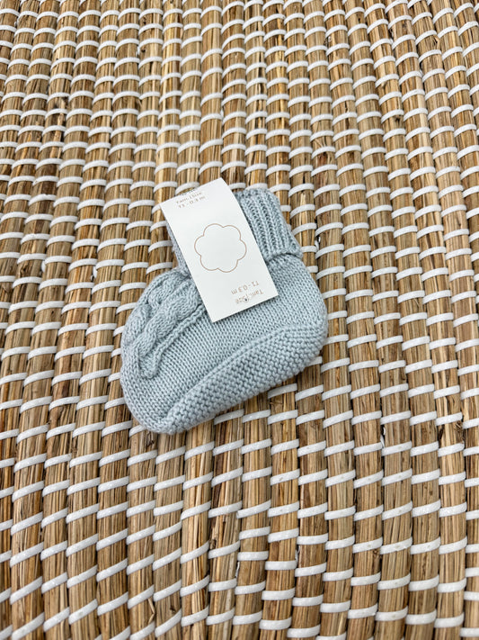 Babbucce treccia azul