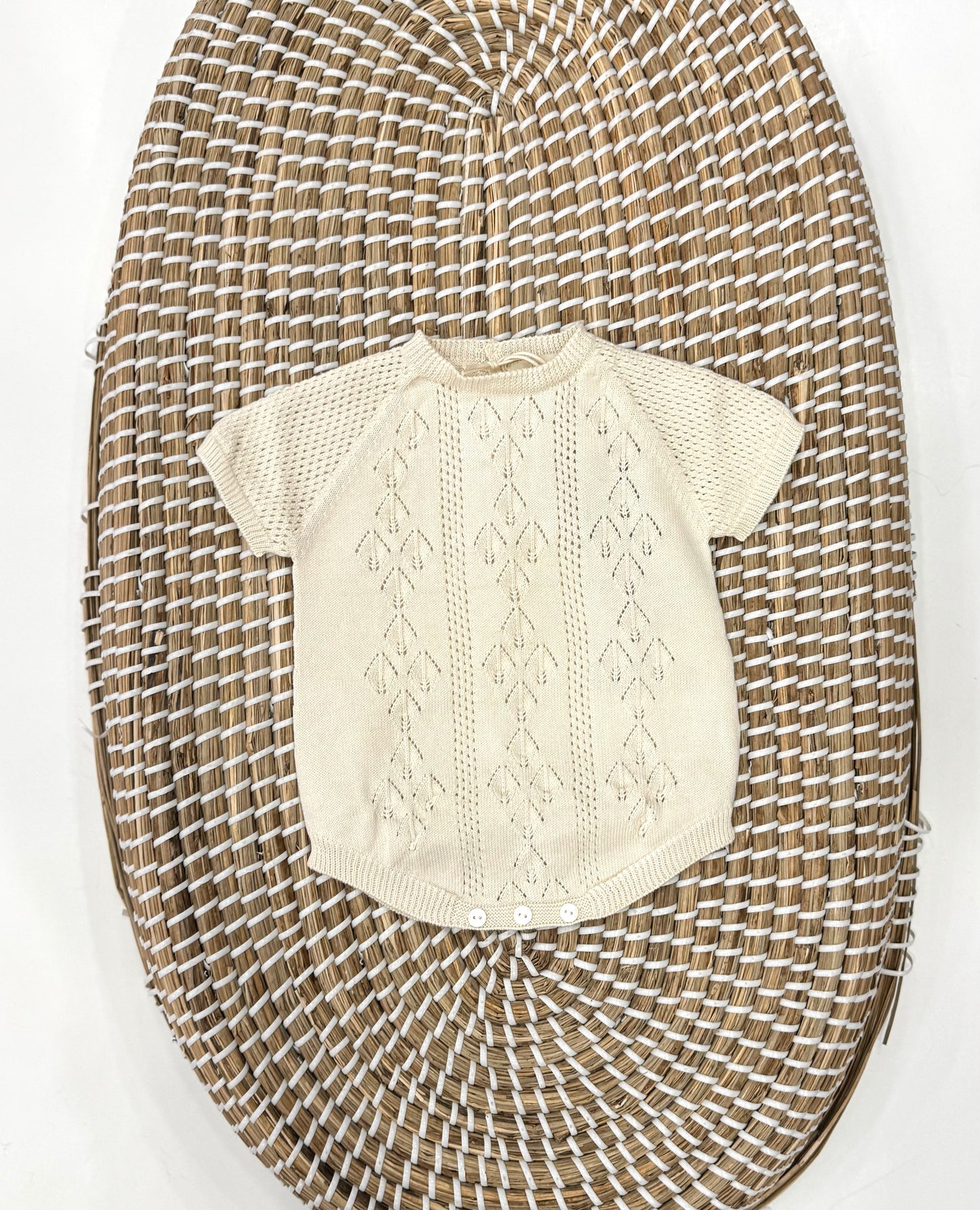 Pagliaccetto Traforo Beige