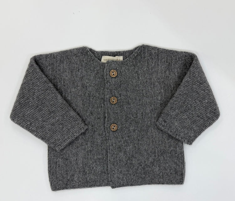 Cardigan wedoble grigio